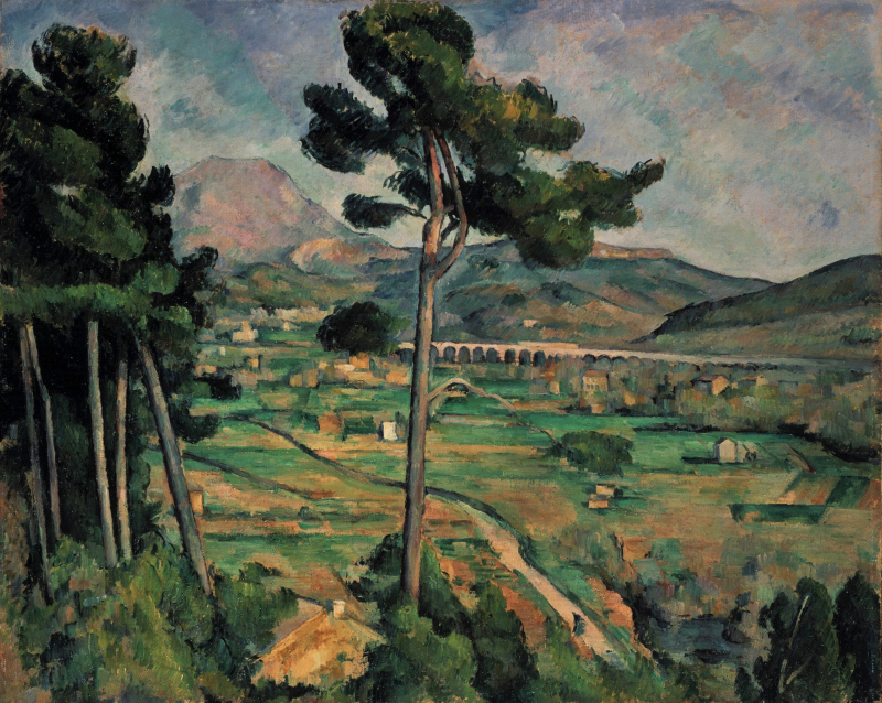 Illustration - « Montagne Sainte Victoire »  Paul Cézanne