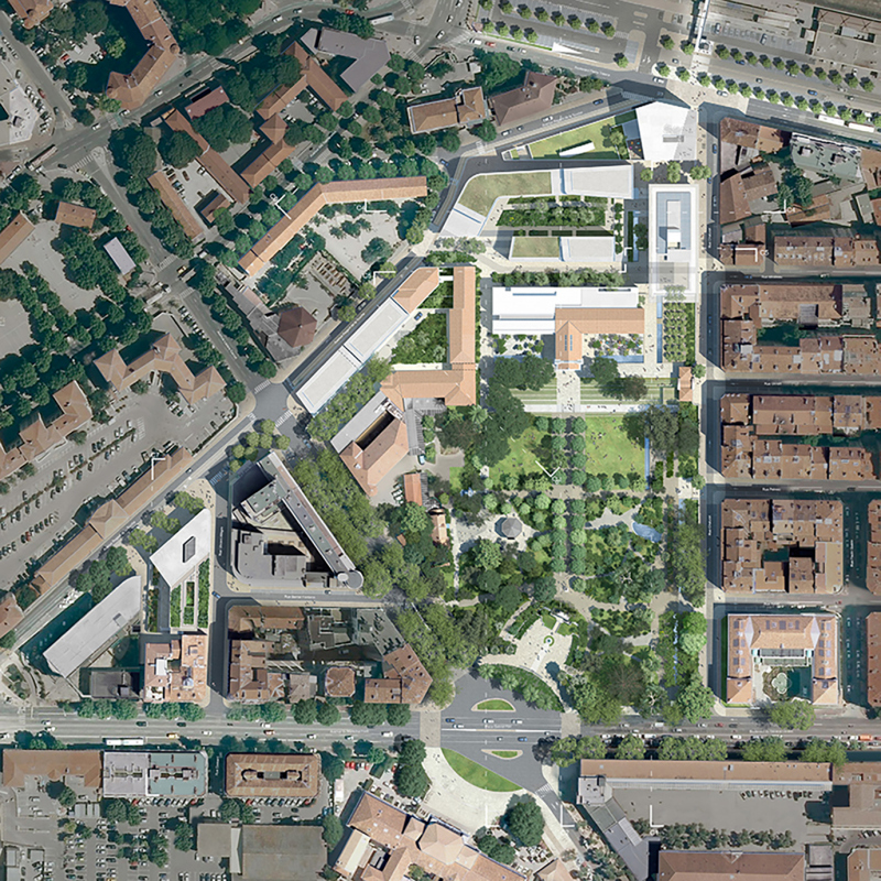 Illustration - Plan masse de la ZAC Toulon-Chalucet-©Sergio Grazia
