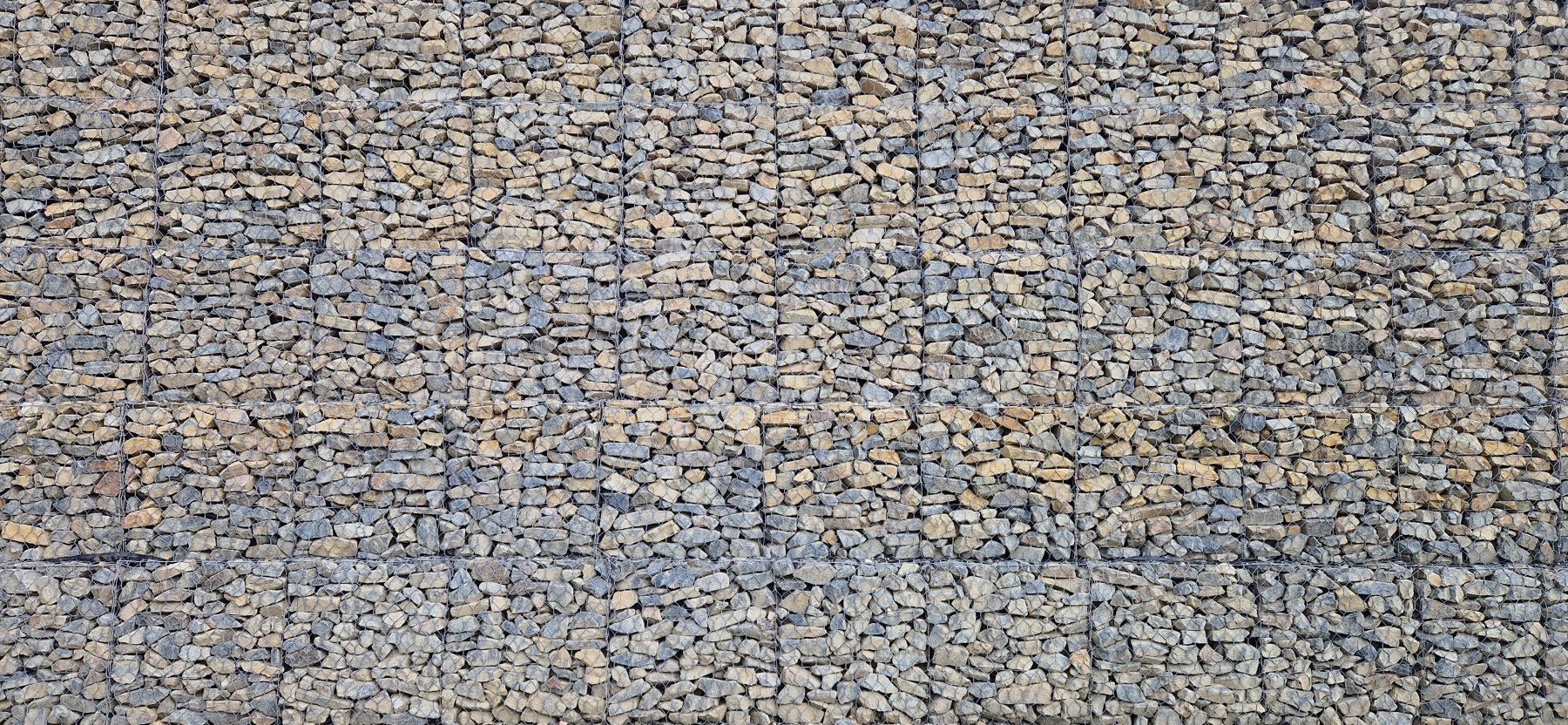 Illustration - Soutènement des rampes en gabions