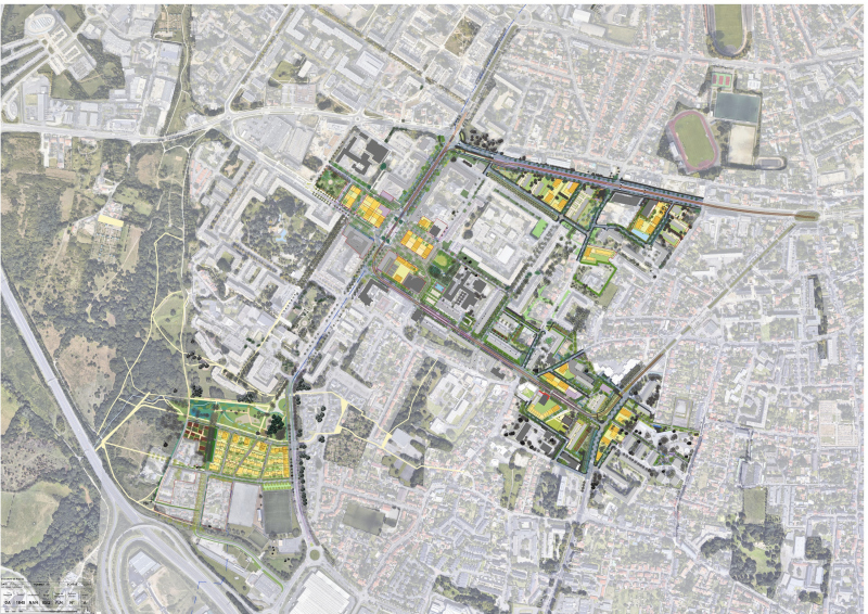 Illustration - Plan des aménagements des espaces publics - 2020