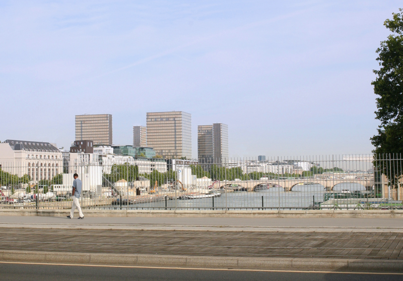 Illustration - Traversée du T3 sur la Seine – Pont National