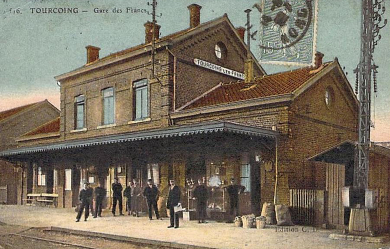 Illustration - La gare des Francs à Tourcoing avant sa destruction